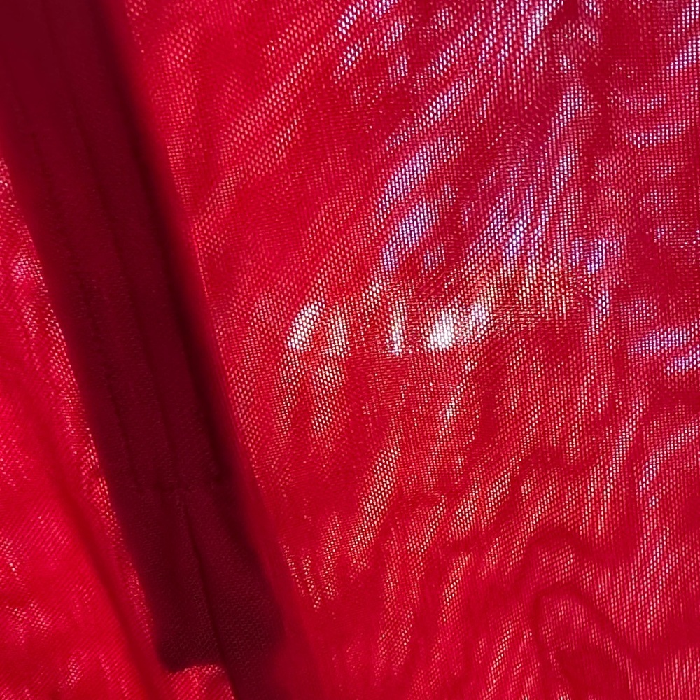 Tory Burch Vibrant Red half zip Shirt - Picture 4 of 4